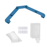 Maxbell Triangle Holder Filter 50Pcs Sink Filter Net Elastic for Leftover Garbage Blue