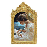 Maxbell Antique Resin Photo Display Frame Picture Display Luxury for Home Decoration L
