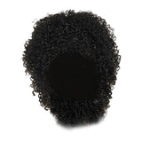 Maxbell Afro Curly Wigs Heat Resistant Full Wigs with Bangs for Daily Wedding Work Black
