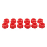 Maxbell 12pcs Racing Lower Control Arm Rear Camber Kit Replacement Bushings Red