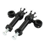 Maxbell Motorcycle Handlebar Riser Universal for Dyna Fat Bob Cvo Fxdfse : 2009 Black and Silver