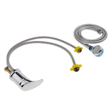 Max Aluminum Salon Faucet Basin Shampoo Shower Head Wash Hair Tap Mixing Valve 60cm