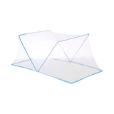 Maxbell Bed Canopy Foldable Privacy Tents Bed Tent Shelter for Home Dorm Living Room Blue 190x80x80cm