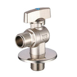 Maxbell G1/2 Brass Shower Shut off Faucet Valve Diverter Cold Hot Water Mixer Blue Point