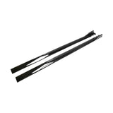 Maxbell Universal Car Side Skirts Extension splitters Body Kit Spare Parts Black