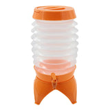 Maxbell Collapsible Water Container 5.5L Camping Hiking Travel Carrier Tap  Orange