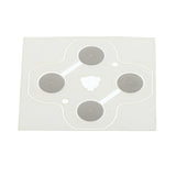 Maxbell Replacement ABXY Cross Button Film Metal Patch Pad Part for New Nintendo 3DS