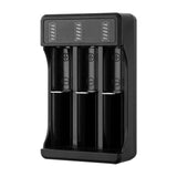 Maxbell USB Battery Charger with LED Indicator for 3.7V/4.2V Lithium 18650 14500 3 Slot