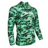 Maxbell Adult Long Sleeve Surfing Swimming Beach Wetsuit Top Rash Guard Shirt L