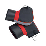 Maxbell Windproof Motorcycle Handlebar Muffs Soft Warm Winter for Snowmobile 35cmx28cm Reflective