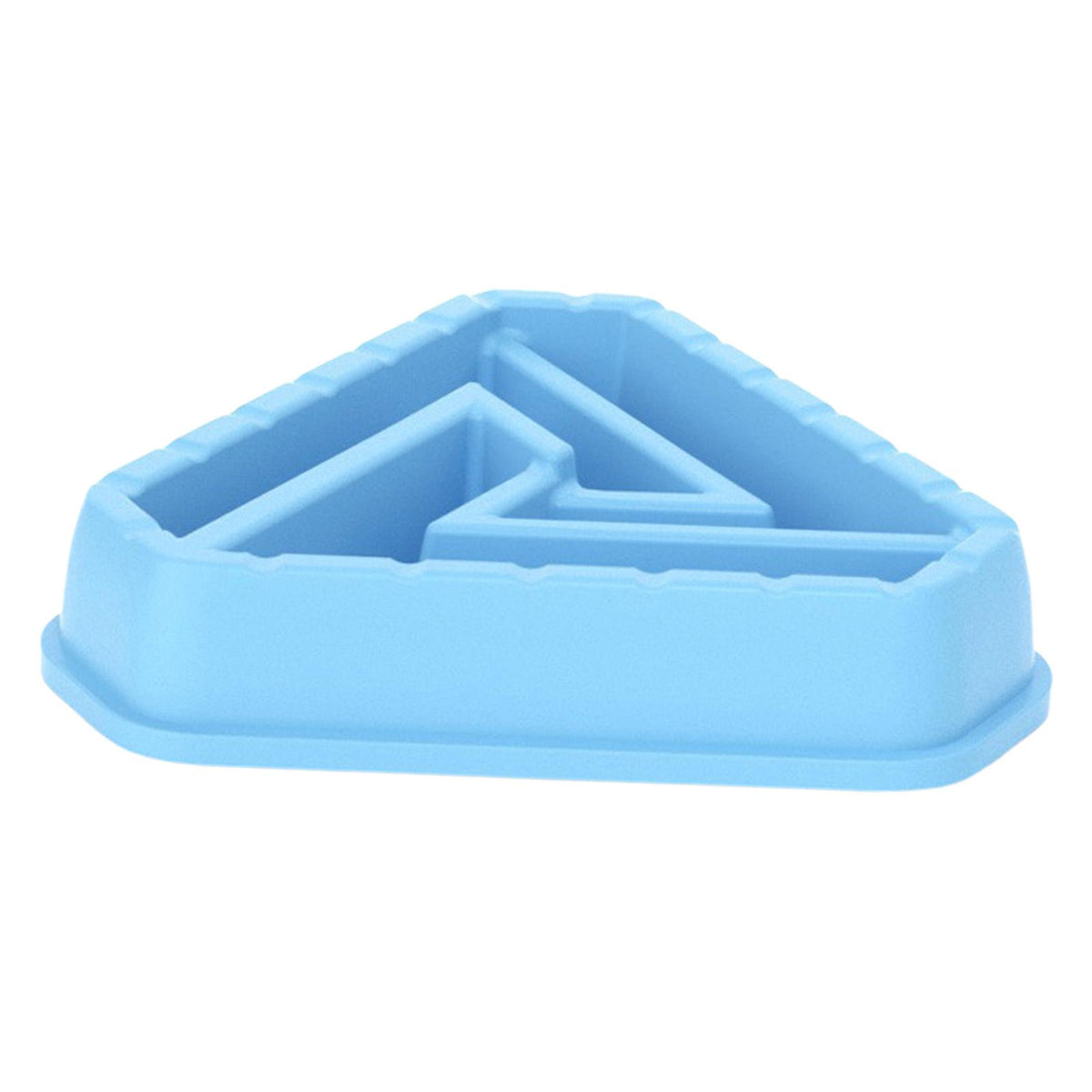 Maxbell Dog Bowl Feeding Wear Resistant Slow Feeder for Pets Eating Drinking Puppies Blue