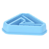 Maxbell Dog Bowl Feeding Wear Resistant Slow Feeder for Pets Eating Drinking Puppies Blue