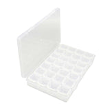 Maxbell Fly Tying Beads Container 28 Compartment Waterproof Clear Fishing Tackle Box
