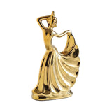 Maxbell Home Decor Showpieces Female Dancing Sculpture for Anniversary Gifts Bedroom Aureate