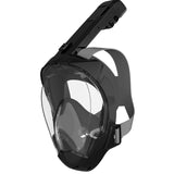 Maxbell Adult Scuba Diving Mask Camera Mount Swim Mask for Swimming Free Diving Gear L XL Black