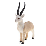 Max Simulation Hair Antelope Model Handicraft Plastic Toy Home Decoration Toy