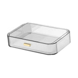 Maxbell Luxury Desktop Cosmetics Storage Holder Display for Bedroom Home Countertop Clear