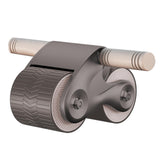 Maxbell Abdominal Roller Double Wheel Core Trainer Home Use Ab Machine Trainer Gray