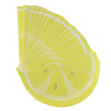 Max 16 Piece Fruit Lemon Paper Napkins Disposable Cocktail Party Supplier Yellow
