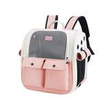 Maxbell Pet Cat Carrier Backpack Portable Ventilation Carrying Bag for Outdoor Pink