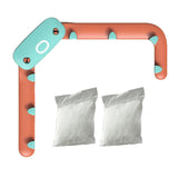 Maxbell Octopus Sink Drain Stopper with 100 Filter Bags Hanging Sink Strainer Basket Orange