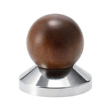 Maxbell Professional Espresso Press Tamper Wooden Ergonomics Handle Flat Base Mini 53mm