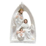 Maxbell Christmas Nativity Figurine Resin Sculpture for Office Fireplace Living Room