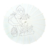 Maxbell Paper Umbrella Photography Props Favors for Home Classical Dance Decorations Style C