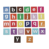 Maxbell English Letters/Number Paste Magnetic Stickers for Kids 26 Lowercase 5x5cm