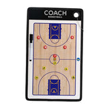 Maxbell Double Sided Coaches Board Basketball Soccer Strategy Board Training Aid Basketball