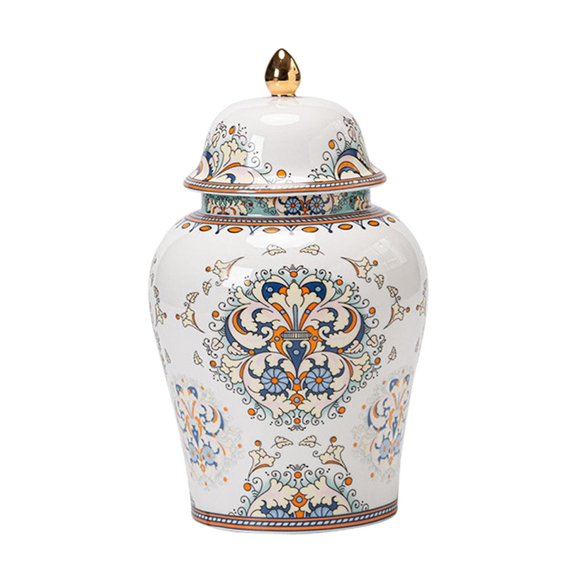 Maxbell Decorative Porcelain Jar Glazed Beautiful Home Decor Accent Art Decoration