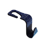 Maxbell Auto Car Backseat Hook Seat Hanger Shiny Eye Catching Save Space Durable Blue