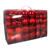 Maxbell 100Pcs Christmas Ball Ornaments Tree Decoration Engagement Festive Red
