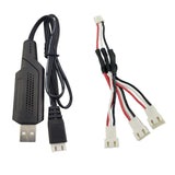Maxbell Quadcopter USB Charger Cable +1 to 3 Charger Cable Set
