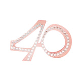 Maxbell Birthday Glasses Party Eyewear Wedding Rave Carnival Rhinestones Eye Glasses 40