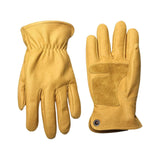 Maxbell PU Leather Work Gloves Tool Anti Scald for Driver Construction Gardening L