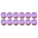 Maxbell 12 Piece Mini Round Box Jewelry Earring Ear Studs Storage Box 5x3.5cm Purple