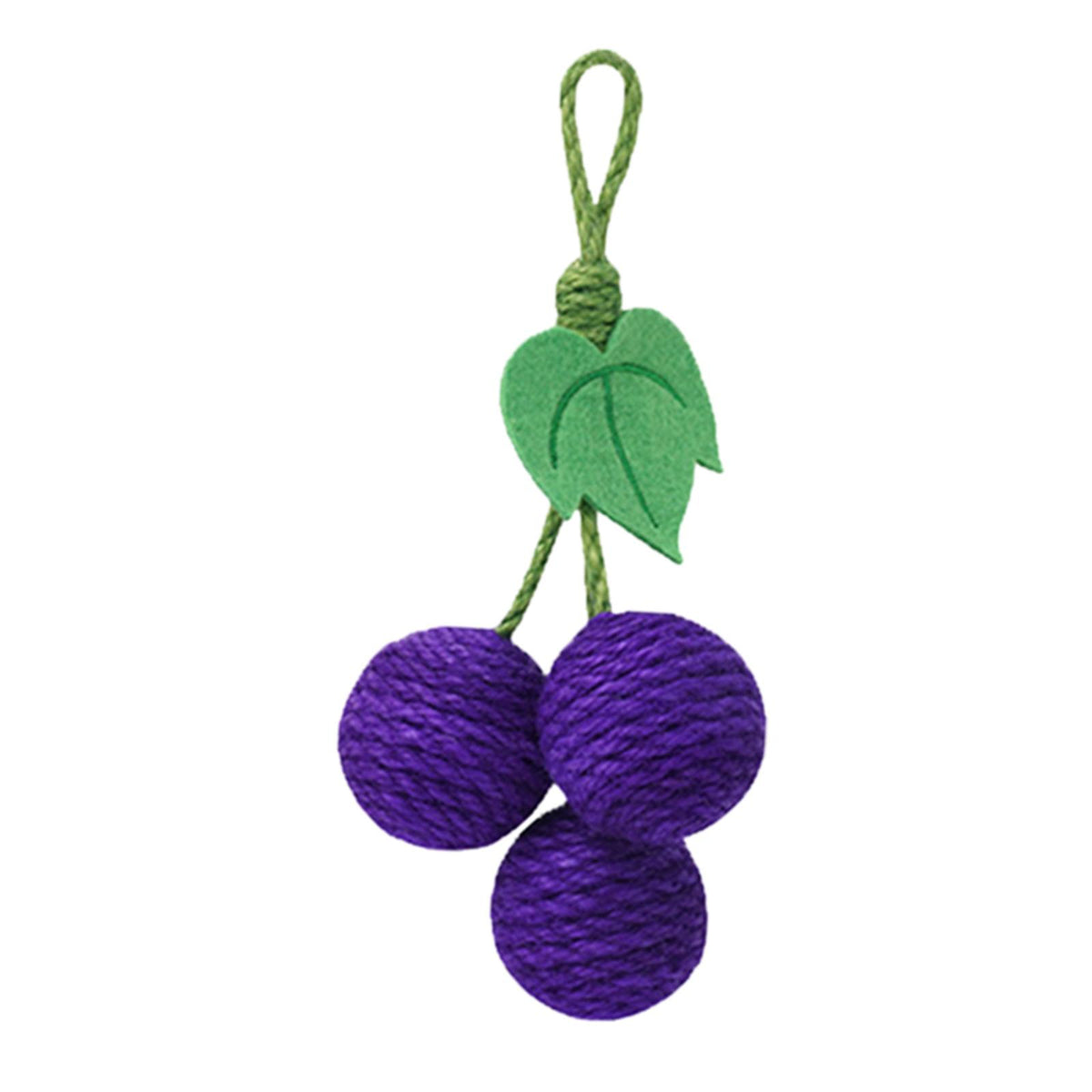 Maxbell Chew Cat Toy Scratching Interactive Cat Toys Cat Toys Ball Grape 20cmx10cm