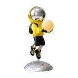 Maxbell Spaceman Figurine Sculpture Night Light Floor Decoration Cute Creative Yellow