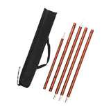 Maxbell Aluminum Alloy Tent Poles Durable Bar Tarp Poles for Outdoor Home Backyard Coffee