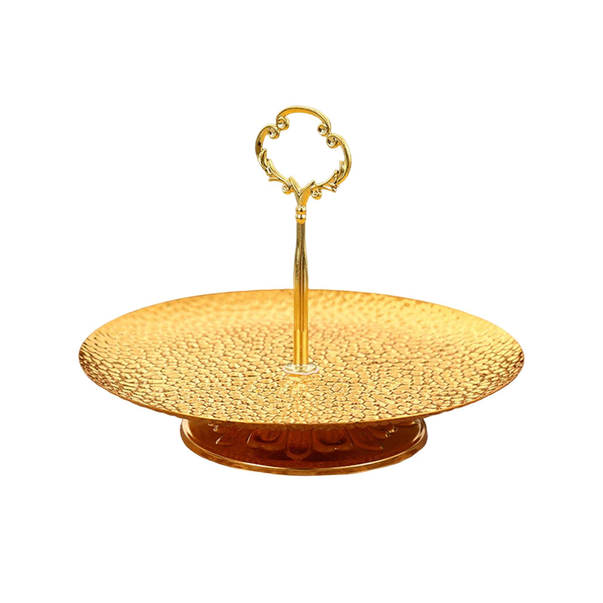 Maxbell Cake Stand Storage Tray Dresser Organizer Cosmetic Rack for Kitchen Desktop 1 Tier