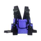 Maxbell Chest Bag Lightweight Small Purse for Shopping Outdoor Sports Traveling Violet