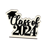 Maxbell Table Toppers for Senior High School Freestanding for Mantel Party Bookshelf Black