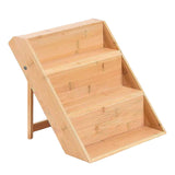 Maxbell Household Wood Seasoning Rack Space Saving Wooden for Cupboard Cabinet