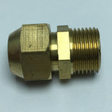Max Brass 3/8" Male Adapter Connector Thread Fittings Tube with Flaring φ10mm