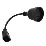 Maxbell IEC320-C14 to Saa Power Cable Cord Black Low Resistance Good Conductivity 0.3m
