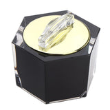 Maxbell Refillable Makeup Cosmetic Lotion Cream Sample Jar Pot Containers Black