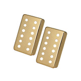 Maxbell 2Pcs Copper Guitar Pickup Cover for 6 Strings Electric Guitar Replacement Aureate