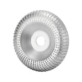 Maxbell 3.94inchx0.87inch Angle Grinder Carving Disc Wood Shaping Wheel for Cleaning Argent