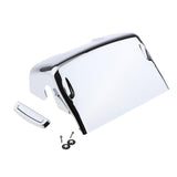 Maxbell Plastic Water Pump Cover with Fittings & Coolant Lines Motorcycle Accessory Silver